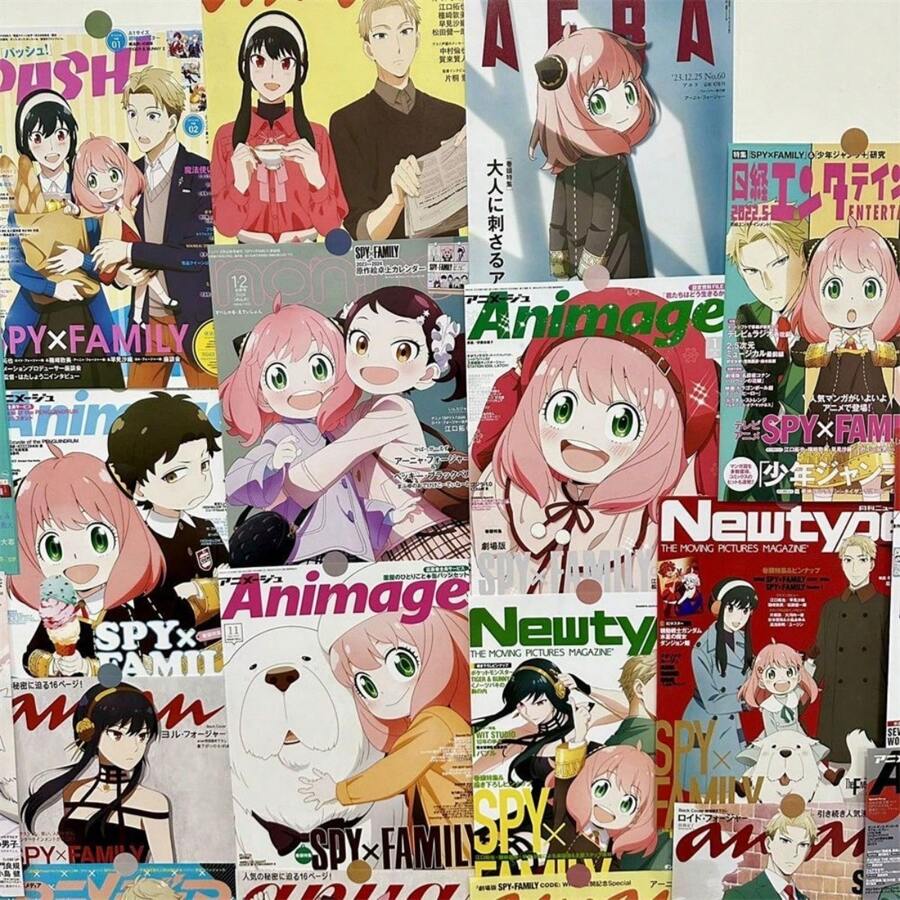 10 张/包动漫海报，可爱动漫女孩海报，适用于房间装饰，卧室可爱动漫贴纸