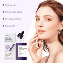 Hoygi 视黄醇精华液，面部精华液，护肤品，含积雪草，缩小毛孔，抗衰老精华，紧致肌肤，滋养亮泽 - 白色 - 查看 11