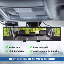 11.81 Inch Panoramic Convex Rearview Mirror, Specifically Designed For Cars, SUVs, And Trucks, Effectively Reducing Blind Spots