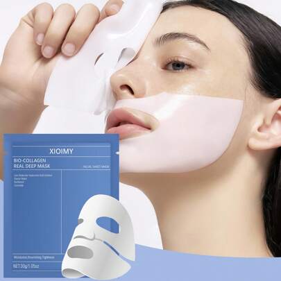 Xioimy 30g 胶原蛋白精华深层保湿面膜，有效保湿紧致面膜适合所有肤质，胶原蛋白面膜