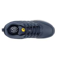 FitVille Men's Extra Wide Fit Hiking Shoes Walking Trekking Trainers With Arch Support Outdoor - Navy Blue - View 10