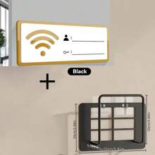 1pc Easy Install Wall-Mounted Router Holder - Fashionable White Cast Iron, Multipurpose Storage Rack, Suitable For Living Room, Box Placement, Wifi Rack, Bookshelf, Perfect Gift For Halloween, Christmas (Does Not Stick Well On White Walls And Wallpaper, Requires 24-Hour Static Placement Before Hanging) - Multicolor - View 12