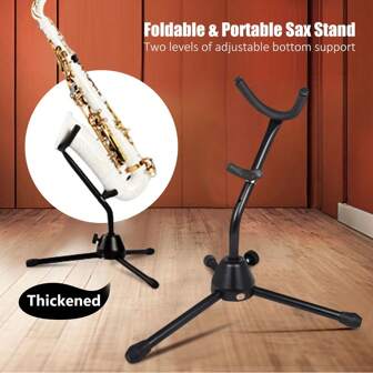 1 pièce Support de saxophone alto pliable et portable, support de sol pour saxophone amovible