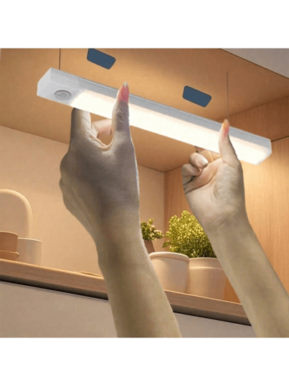 Lampa LED z czujnikiem ruchu i ładowaniem USB - Lampa do ładowania w kamperze, ciepłe/białe światło nocne do kuchni, szafy, korytarza i schodów, pokoju, oświetlenie nocne, idealne do hoteli, barów, restauracji Oświetlenie dekoracyjne do domu Akcesoria do kamperów Oświetlenie wewnętrzne