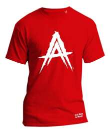 Playera Aa Anuel Real Hasta La Muerte A - Rojo - Ver 1