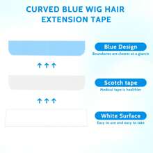 120pcs Hair Extension Tape Strips, Double-Sided, Pre-Cut, Waterproof Sweat Resistant, Invisible Adhesive For Toupees And Wigs