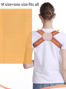 1pc, Outdoor Sports And Fitness Shoulder Strap, Open Shoulder Straight Back Lightweight Invisible Shoulder Strap For Both Men And Women, Sports Shoulder Protection With High Elasticity, New For Spring And Summer 2025(Suitable For 80-120 Pounds) Gym Accessories