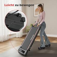 Tapis de course de marche 120 kg vélo d'exercice électrique pour la maison avec inclinaison, tapis de course électrique pliable jusqu'à 12 km/h, télécommande et contrôle par application, vélo d'exercice pliable tapis de course pliable à la maison jogging entraînement à domicile - Noir - Voir 8