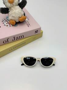 1 Pair Cat Eye Style Fashion Glasses For Children, Daily Decor & - Multicolor - View 6