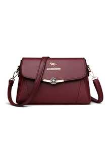 Fashionable New Casual Versatile Chic Elegant Retro Classic Premium Quality Women Shoulder & Crossbody Bag, Suitable For Commuting, Outing, Dating, And Shopping