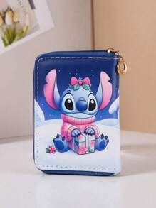 Disney Stitch Wallet Cartoon Coin Purse Card Bag Zip Bag Best Gift For Family And Friends Kit Bag Purse For Lady Frozen Bag For Women Wallet Mini Wallet Purse Wallet Card Wallet Wallet