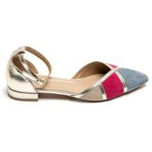 Fashionable Casual Versatile Pointed Toe Women Flats - Blue - View 2