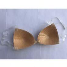 1 Pc Or 4 Pcs Sticky Bra, Backless Strapless Bra Push Up, Adhesive Invisible Lift Up Bras - Multicolor - View 3