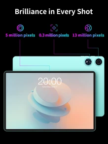 Teclast Teclast P50 AI Tablet (Allwinner A733 8-Core 1.8GHz/6GB RAM/128GB ROM/10.92inch 1280*800iPS TDDI/WIFI6/7000mAh/Type-C/13MP+5MP Camera/Android 15) Limited Time Offer Free Random Leather Case