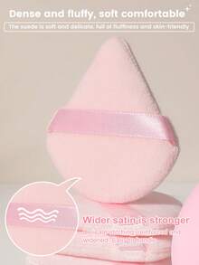 1/18/40PCS All-In-One Makeup Tools Set Cosmetic Brushes Multi Shape Pink Beauty Sponges Velvet Powder Puffs Plush Bow Hairband Wristbands Purple Graffiti Round Makeup Bag Full Face Daily & Travel Makeup Kit - Multicolor - View 4