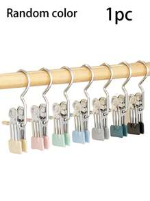 10pcs Of Stainless Steel Clothes Clip, Laundry Clothes Nail With Hook, Portable Hanging Clothes Clip, Wardrobe Organizer, Hanger Halloween Decorations Halloween Costumes Autumn Decor Festival Decor
