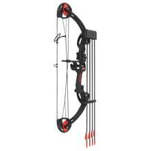 kangten Compound Bow And Arrow Set, Archery Bow Kit With 12* Arrows - Black - View 6