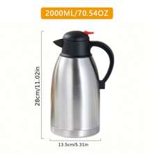 不锈钢保温水壶，双层真空保温，家用保温冷咖啡壶，茶壶，水壶，防漏，真空保温瓶 返校