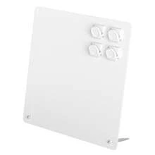 FANXI Magnetic Bulletin Board With Stand Magnetic Board For Desktop With Magnetic Clamp Metal Board For Magnets Display,School Supplies,Back To School