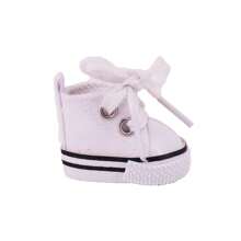 17CM Doll Canvas Shoes For Dolls Jointed Doll Accessories Doll Shoes,Dolls A,Doll Shoes>Red,Black And Red Doll Shoes - Multicolor - View 7