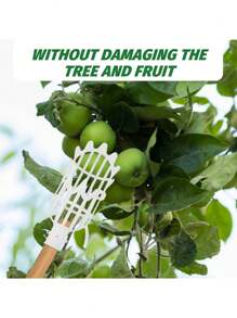 1pc,Outdoor, Orchard High Altitude Fruit Picking Tool For Picking Longan, Lychee, Plum, Loquat, Apricot, Yangmei, Persimmon, And Expandable Pole Fruit Picking Tools
