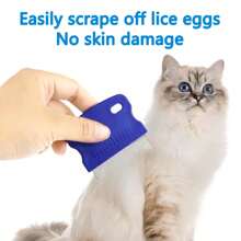 3pcs Pet Stainless Steel Flea Comb, Fine Tooth Brush For Dog Cat