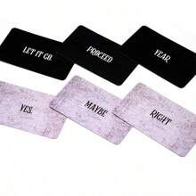 1pc The Universe Answers Tarot Card Deck, Fortune Telling Party Game - Lilac Purple - View 5