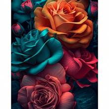 1pc Vintage Floral Still Life Posters Flowers In A Vase Camellia Cherry Blossom Wall Arts Picture For Living Room Home Decor No Frame