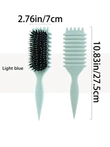 1 pieza Peine, hecho de tallos de nailon y trigo sarraceno, es un regalo perfecto para el Día de San Valentín. Presenta una función de masaje y se puede usar tanto en cabello seco como húmedo para desenredar y alisar el cabello sin nudos. Compacto y conveniente, fácil de transportar