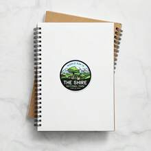 1/2/5件組 The Shire National Park 貼紙，正向勵志貼紙，適合筆電、水壺、汽車、滑板的自我關懷貼紙，鮮豔設計趣味搞怪，抗UV，適用於電腦、滑板、保溫杯，最適合貓奴的禮物 - 彩色 - 查看 6