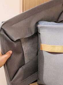 Simple Clothes Storage Bags, Foldable Dust-Proof Closet Organizer Basket For Home Closet Dormitory School Organizers, Teacher Organizers, Drawer Wardrobe Organizers, Closet Storage Quilted Bags, Under Bed Organizers Bedroom Clothes Storage Organizer Closet Organization And Storage - Multicolor - View 4