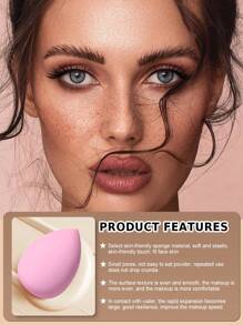 5pcs/10pcs/15pcs/25pcs/30pcs/40pcs/50pcs Professional Makeup Sponge Set, Suitable For Cream And Powder Products. Double-Sided Material Design (Velvet Surface) + Puff Accessories. Three-In-One Function (Concealer/Loose Powder/Foundation). Latex-Free, Low-Irritation Material. Travel Makeup Tool Set, Comes With Storage Bag, Skin-Friendly Material, Suitable For Beginners/Teenagers, Can Be Used For Makeup, Home Decor, Vanity, Travel, Bedroom, Etc. Keywords: Makeup Sponge, Puff, Makeup Sponge, Powder Puff, Makeup Sponge - 彩色 - 查看 7
