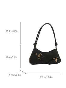 Bolso de hombro de dama de diseño minimalista y moderno, con acabado de alta gama ideal para el uso diario