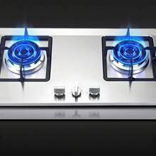 2 Pcs 6MM Gas Hob Knobs Silver Cooker Hob Knobs Universal Gas Stove Knobs Metal Gas Hob Switch For Kitchen Cooker Gas Stove Oven Cooktop