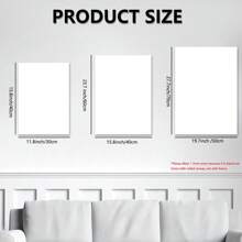 Set de 1 pieza/3 piezas de arte decorativo vintage, murales clásicos modernos con estética minimalista, aptos para apartamentos universitarios, salas de estar, dormitorios, aulas, cocinas, baños, carteles de arte de pared SIN marco