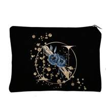 1 Pc Cosmetic Bag Makeup Bags Wallet Name Initials A-Z Letter Pattern Toiletry Organizer Pouch Wash Bag Zipper Phone Purse Pencil Pouch Clutch Bag Teacher Gifts Travel Essentials For Women Girl Gift For For Makeup Tools Makeup Brushes Storage Makeup Organizer Make Up Organizer Makeup Storage Makeup Pouch Make Up Pouch