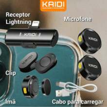 Microfone de Lapela sem Fio KMF4-C/A