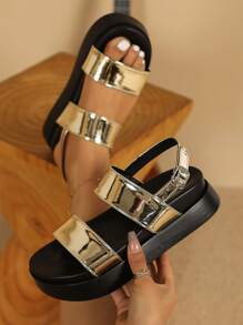 黑色坡跟凉鞋，黑色中跟凉鞋，黑色厚底凉鞋，女士黑色厚底凉鞋，新款欧式高跟凉鞋，女士坡跟厚底凉鞋