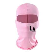 2pcs/1pc Letter Printing Ski Mask Balaclava Face Mask For Men Women Windproof Scarf For Snowboard Motorcycle Spring And Summer