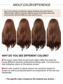 Linen Brown Butterfly Haircut Curly 22 Inch Hair Wigs For Women Girls Synthetic Wavy Hair Replacement Wigs Music Festival For Women To Achieve A Cute Look Easily Wear Halloween