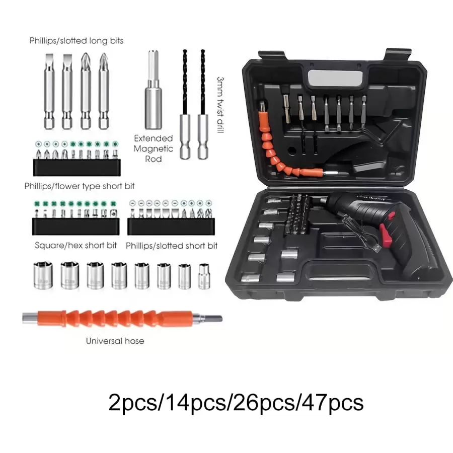 3.6V Electric Screwdriver For Home Maintenance And Repair 1800mAh Lithium Battery Mini Home Drill Cordless Screwdriver Tools