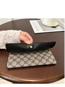 1pc Women's Fashion Floral Print Color Block Design Retro Tri-Fold Zipper Long Wallet Clutch Purse With Anti-Theft Credit Card Holder Gift Idea Portable For Women Wallet Mini Wallet Purse Wallet Wallet