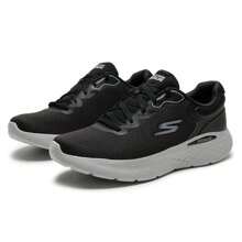 Skechers 男士运动鞋 GO RUN LITE 缓震跑步鞋，低帮训练休闲鞋 220898-BKGY