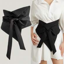 Ceinture de taille mode de style cravate de style néo-classique rétro pour femmes. Ceinture corset pour robe, corset de taille pour affiner la taille et contrôler le ventre