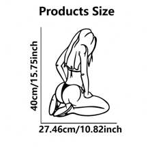 1 件装 美女金属标牌 适用于卧室装饰 铁质挂牌 家居装饰 金属工艺品