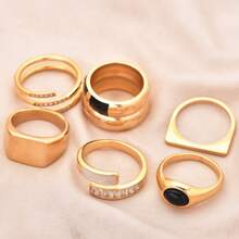 Fashion Hollow Black Dripping Oil Ring Sets, New Arrival Export Version