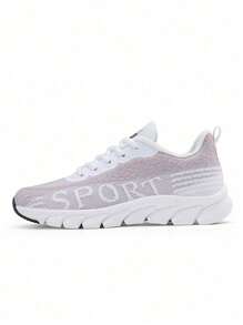 Tênis Casuais Esportivos e Confortáveis para Mulheres, Tênis para Caminhada Leves e Respiráveis com Plataforma de Cunha Bicolor, Sapatos Casuais de Tecido de Verão com Bico Redondo Simples, Sapatos Femininos, Tênis de Plataforma Bicolor e Confortáveis, Sapatos de Caminhada de Malha Respiráveis e de Cunha para Praia e Férias de Verão, Tênis Casuais Minimalistas Leves e de Alta Qualidade para Uso Externo, com Sola Antiderrapante e Durável