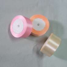 3 Stücke, 72 Yards/4cm Satinband Geschenkbox Verpackung, dekoratives Band, Bekleidungs Zubehör, Gewebeband, Geburtstags Festival Rose Blumen DIY Bastelband