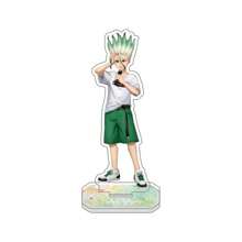 动漫 Dr.STONE SCIENCE FUTURE 亚克力立式模型板手办石上千空朝雾玄七海流水志志雄司角色扮演桌上展示礼品 - 彩色 - 查看 15