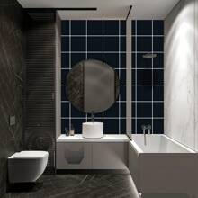 10 nuevas pegatinas de azulejos con estampado de mármol negro, patrones combinados, papel tapiz para decoración del hogar, pegatinas de pared de papel tapiz, pegatinas de pared DIY de empalme creativo, pegatinas de pared autoadhesivas, resistentes a la suciedad y a los rayos UV, para cocina, baño, sala de estar, paredes de la habitación, paredes del fondo de TV, embellecimiento de espacios y cafeterías